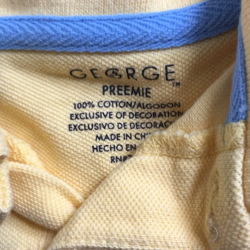 Preemie boy George one piece